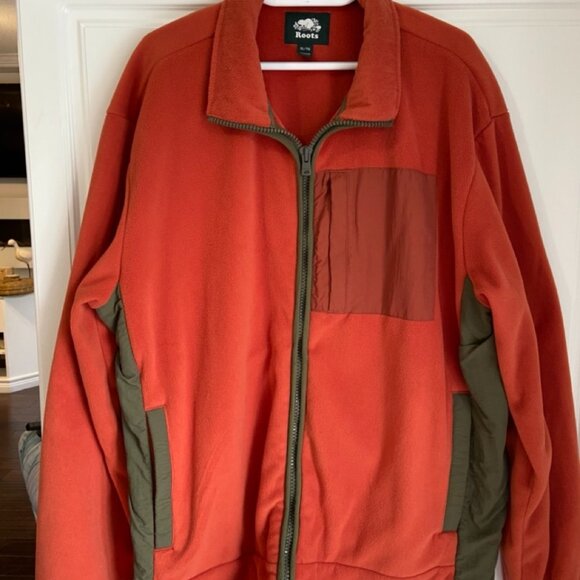Roots Men's Fleece Jacket in Size XL EUC - Picture 1 of 14